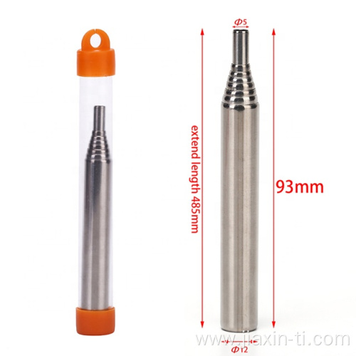 Fire Blower Pipe Campfire Tools Stainless Steel